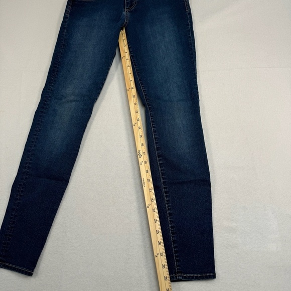 Kut From The Kloth Viv Toothpick Skinny Jeans Womens Size 6 Dark Blue Low Rise - Picture 10 of 14